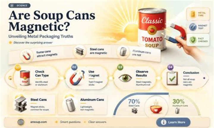 Are soup cans magnetic