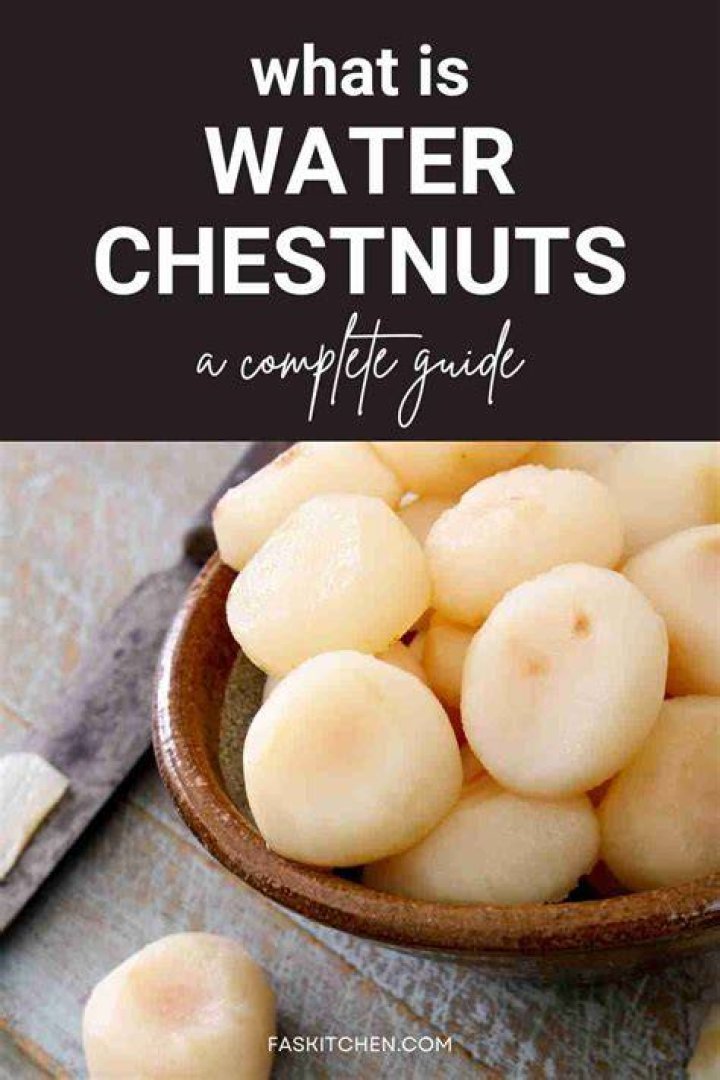 Are water chestnuts the same as regular chestnuts