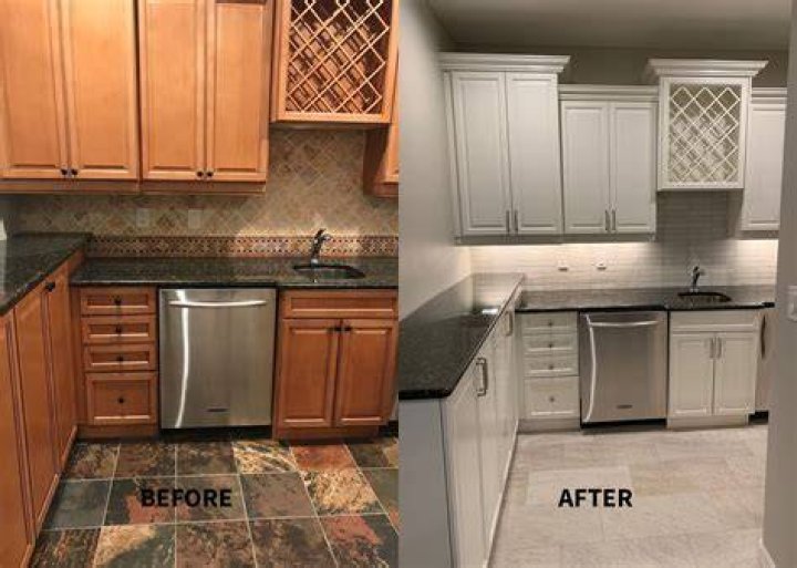 Can I paint kitchen units