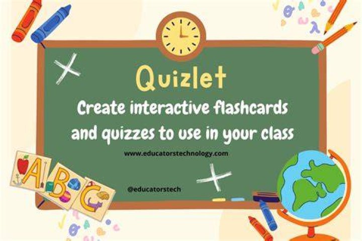 Can you create a test on quizlet