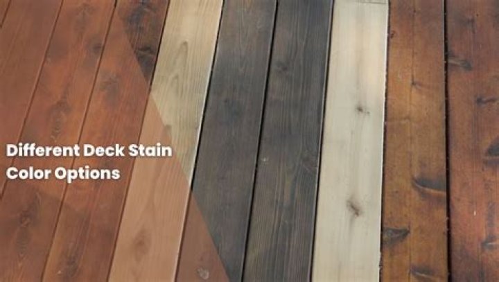 Can you stain a deck black
