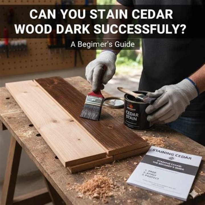 Can you stain cedar chest