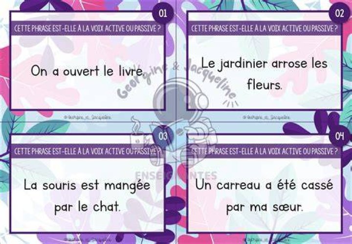 Cest quoi la phrase active
