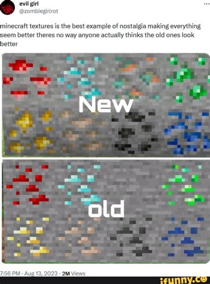 Did they change Minecraft textures