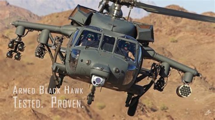 Do Blackhawk helicopters have guns