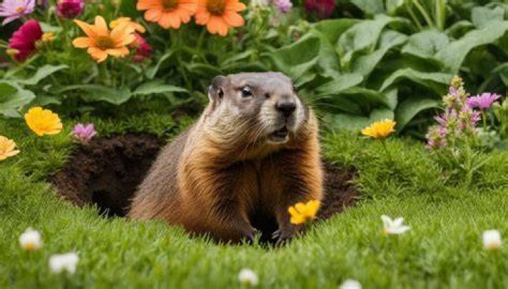 Do Groundhogs dig holes