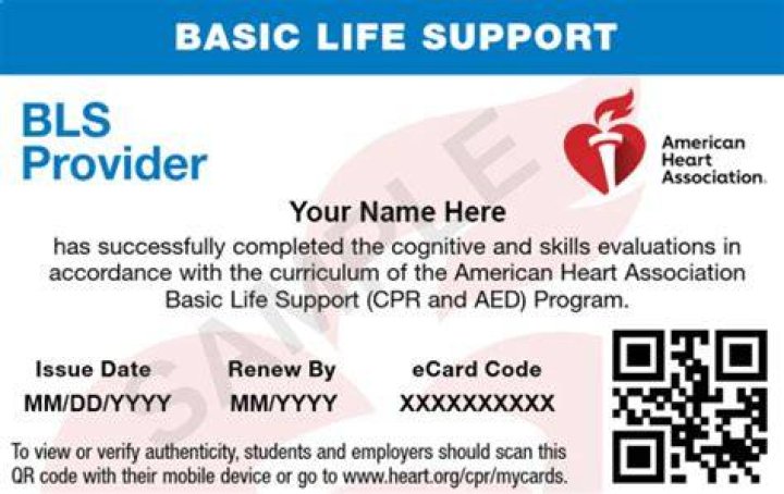 Do hospitals accept online BLS certification