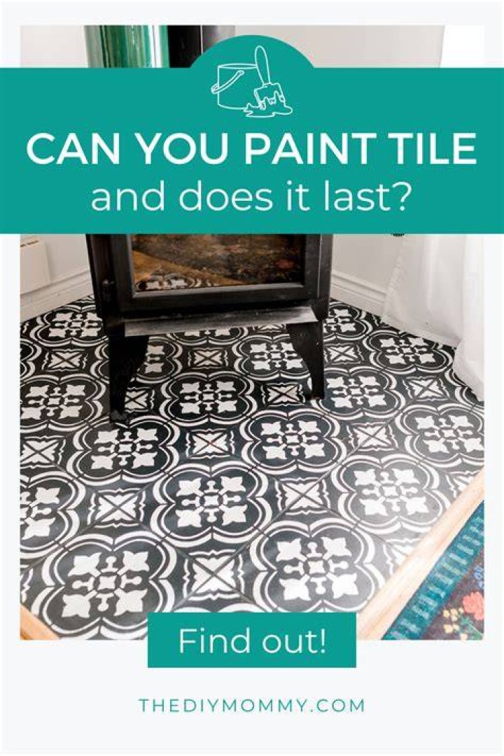 Do painted tile floors last