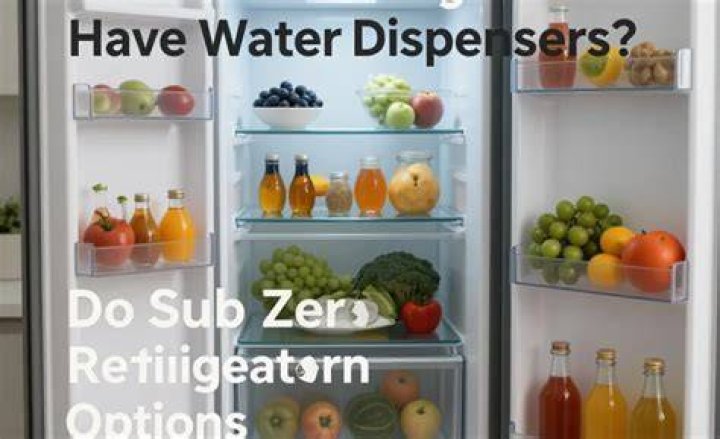 Do Sub Zero refrigerators have water dispensers