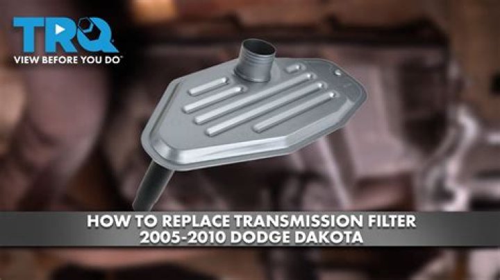 Do you need to replace transmission filter
