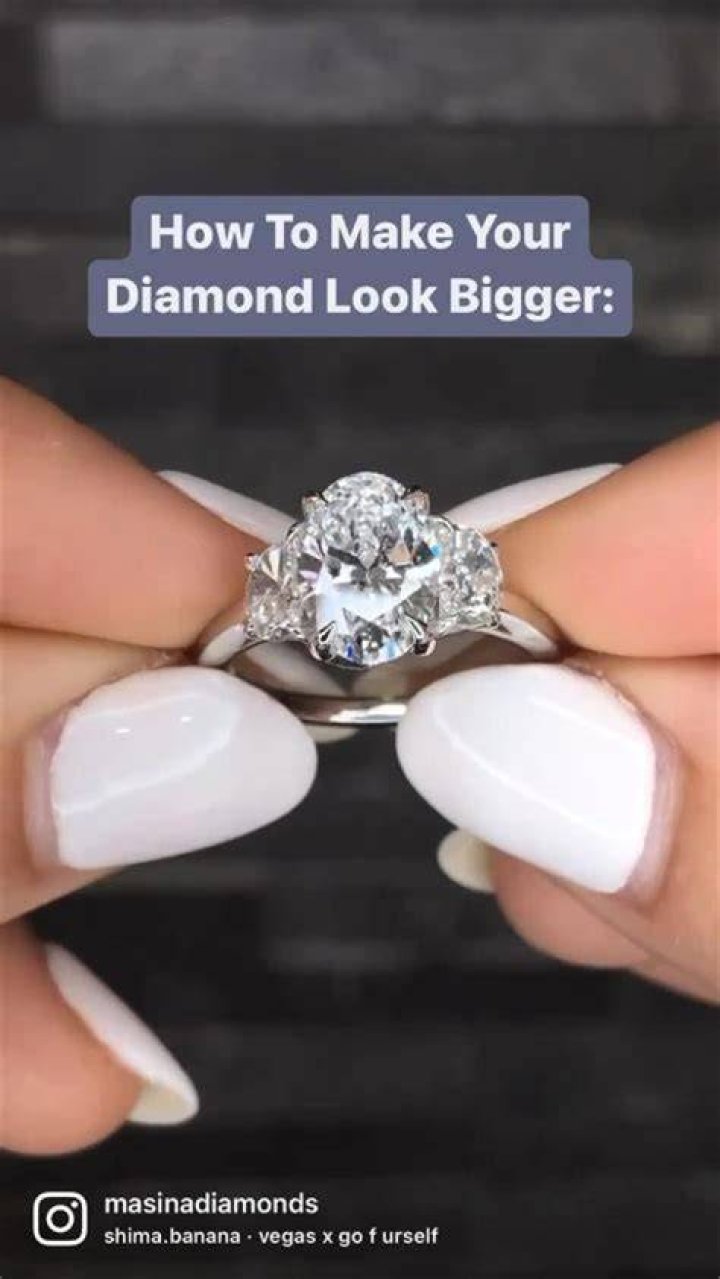 Does a higher setting make a diamond look bigger