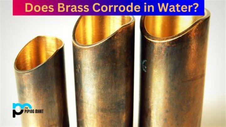 Does brass tarnish in water