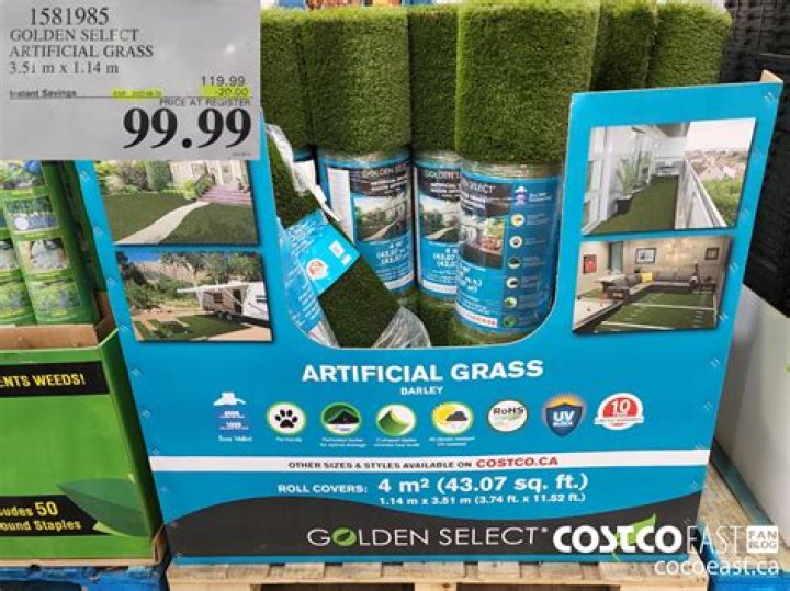 Does Costco install artificial grass