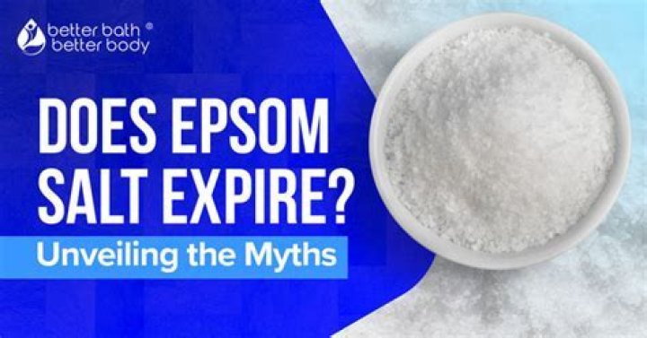Does Epsom salt have potassium