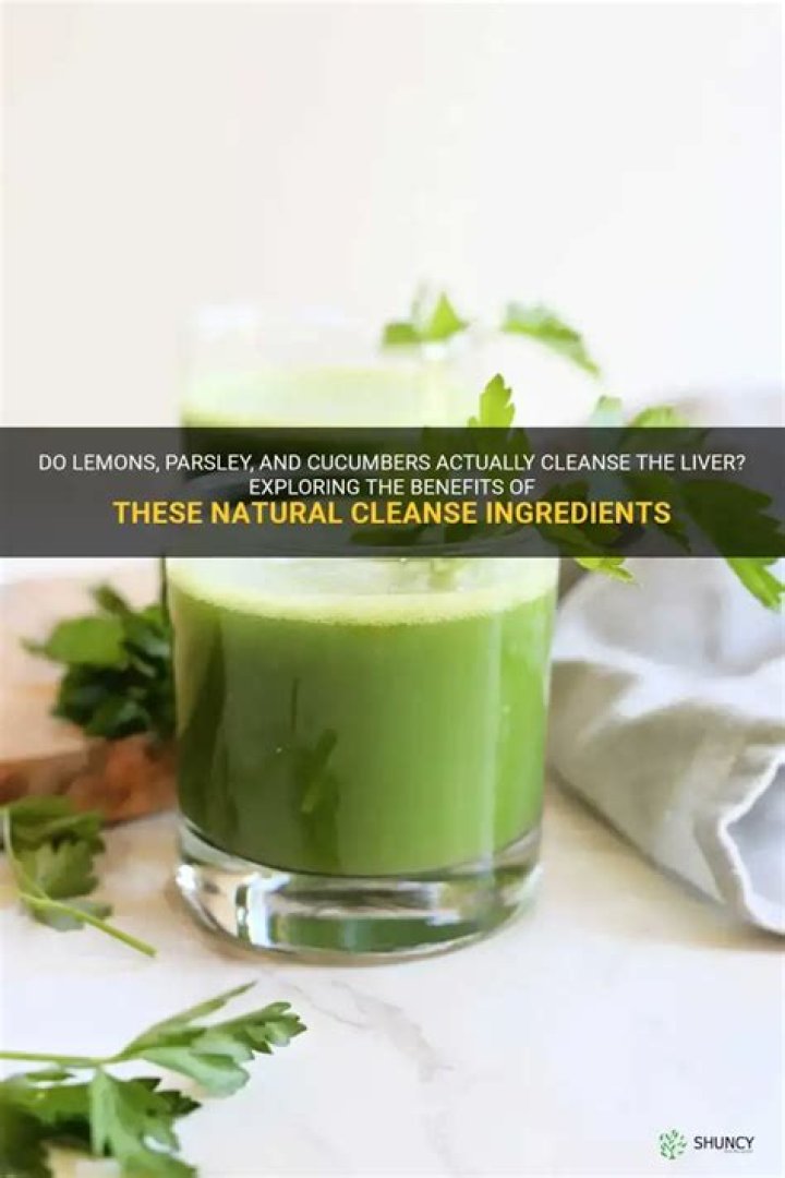 Does parsley detox the liver