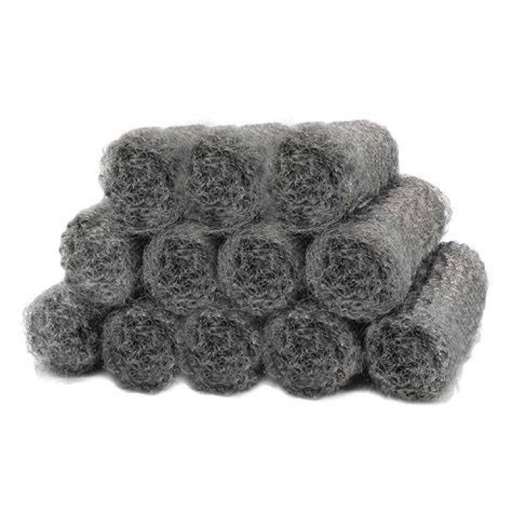 Does steel wool scratch pans