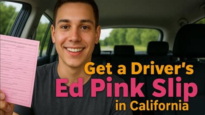 Does the drivers ed pink slip expire