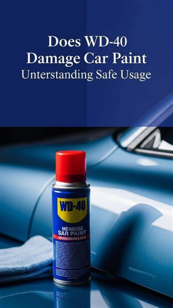 Does WD 40 damage car paint