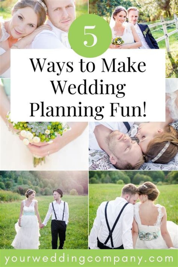 How can I make my wedding planning fun