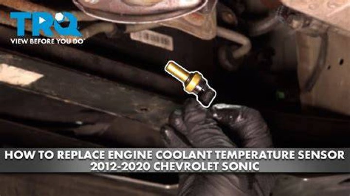 How do I change my engine temperature sensor