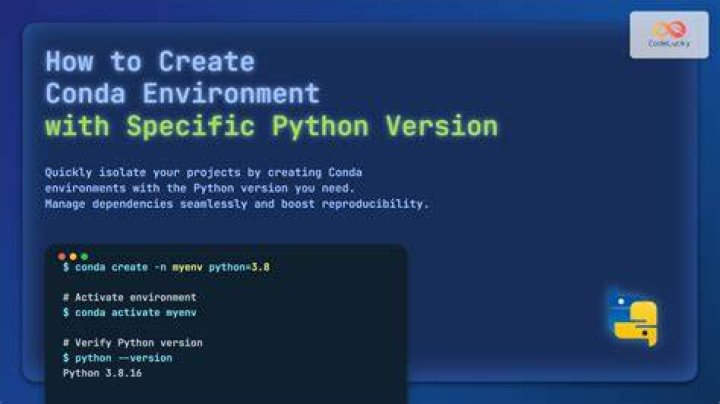 How do I change the Conda version in Python