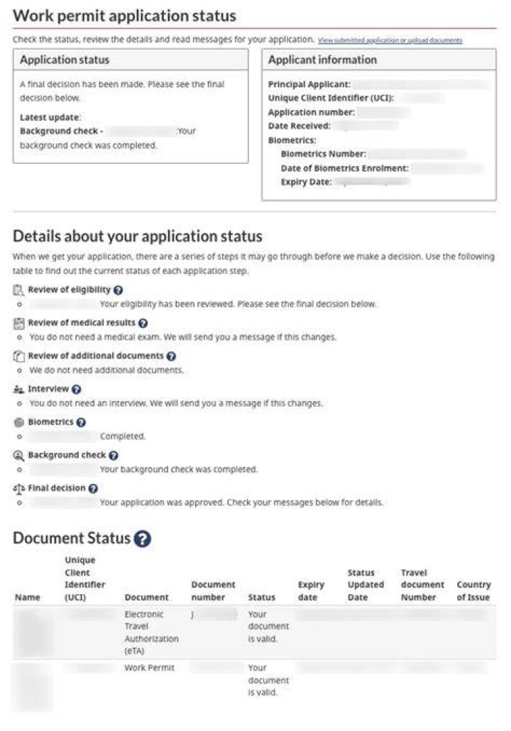 How do I check my eTA status