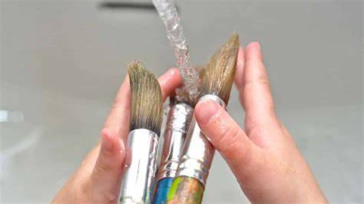 How do I clean oil paint brushes