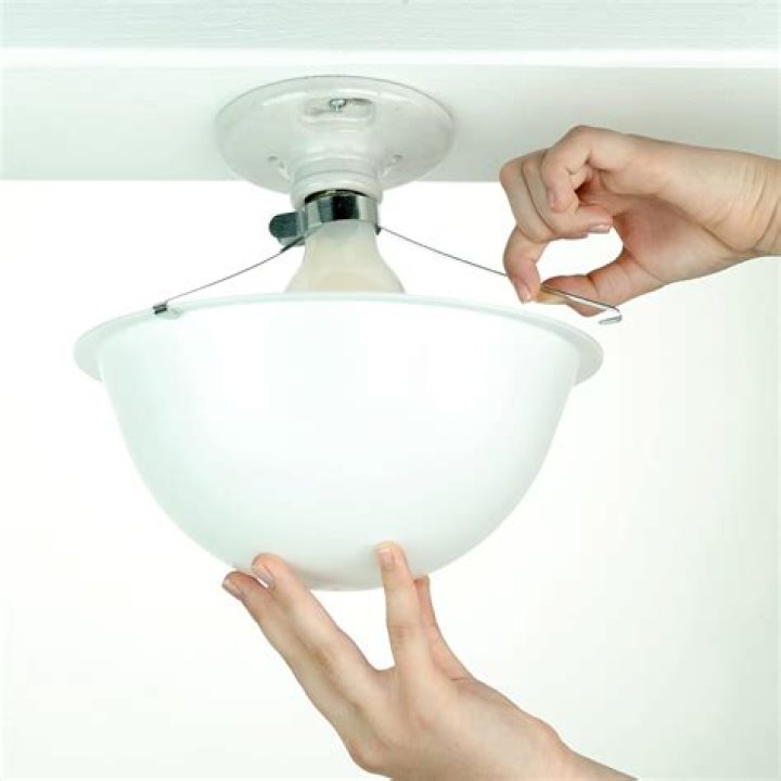 How do I cover an old ceiling light