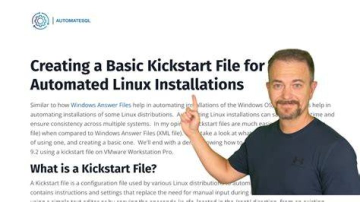 How do I create a kickstart file in Centos 7