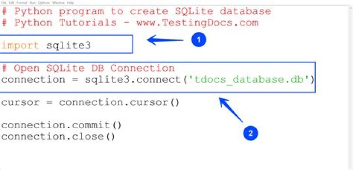 How do I create a SQLite database in Excel