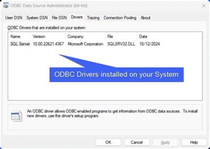 How do I find ODBC driver version in Linux