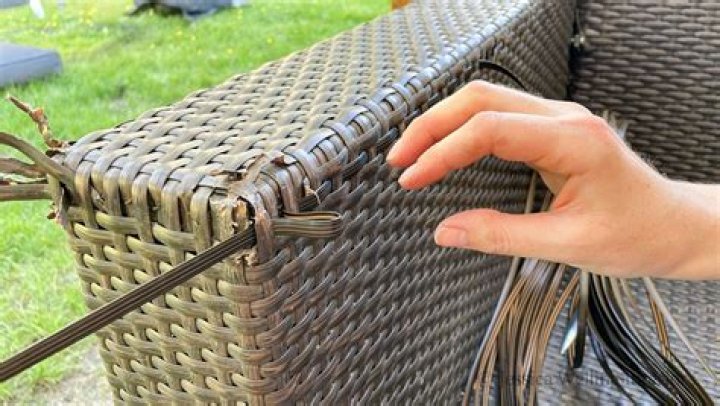 How do I fix my synthetic wicker