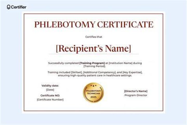 How do I get a phlebotomy certification