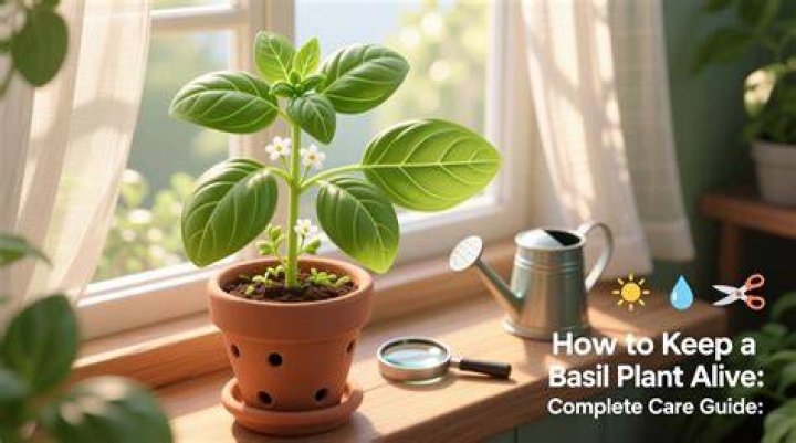 How do I keep a basil plant alive