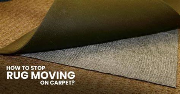 How do I keep a rug from moving on carpet
