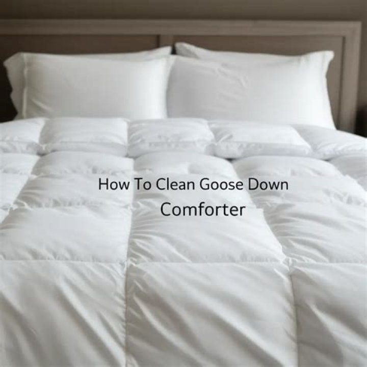 How do I keep my down comforter clean