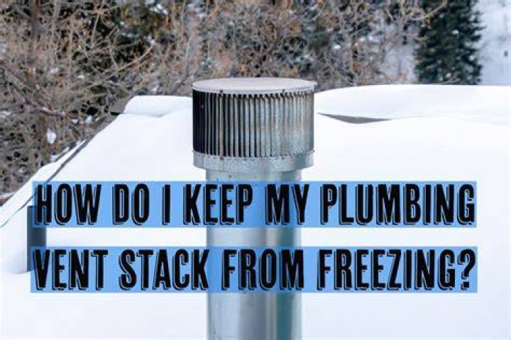 How do I keep my septic vent from freezing