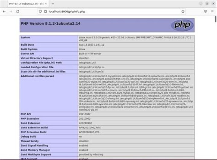 How do I list installed PHP modules