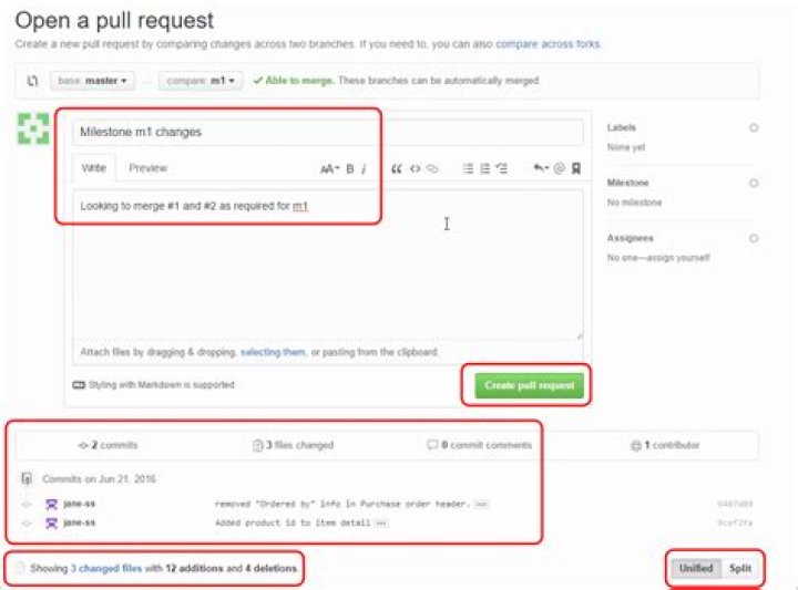 How do I merge a pull request to a master