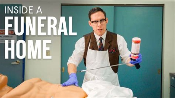 How do morticians drain blood
