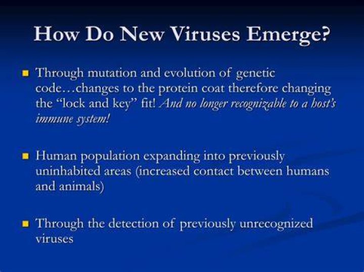 How do new viruses emerge
