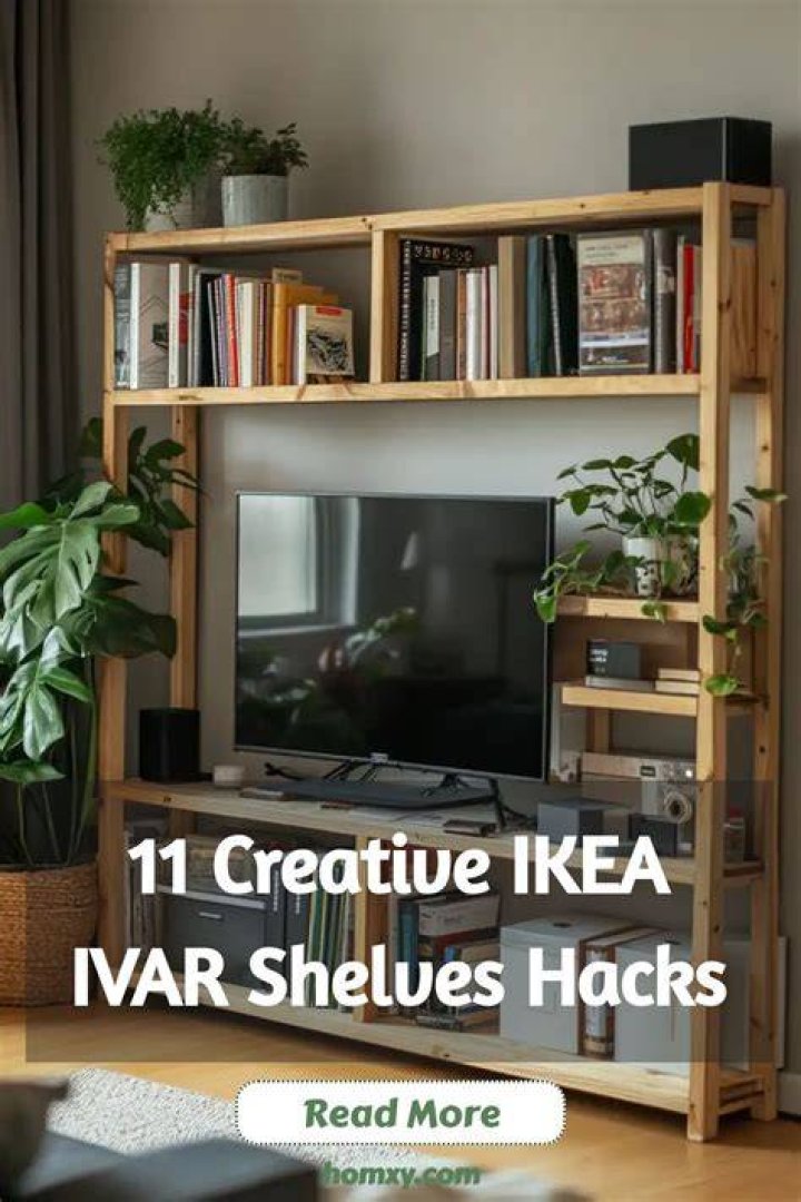 How do you attach Ivar shelves