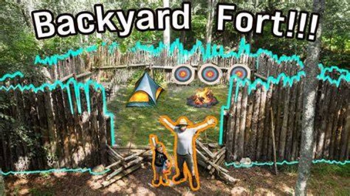 How do you build a backyard fort