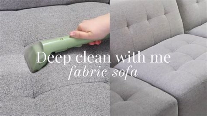 How do you clean a microfiber ottoman