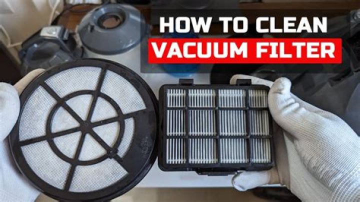How do you clean a septic filter
