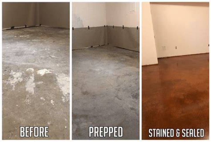 How do you clean sealed concrete