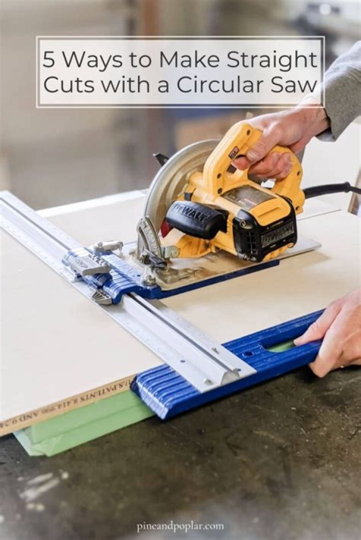 How do you cut a precisely with a circular saw