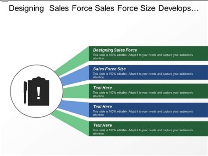 How do you determine sales force size