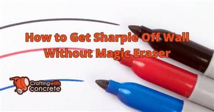 How do you get magic marker off the wall
