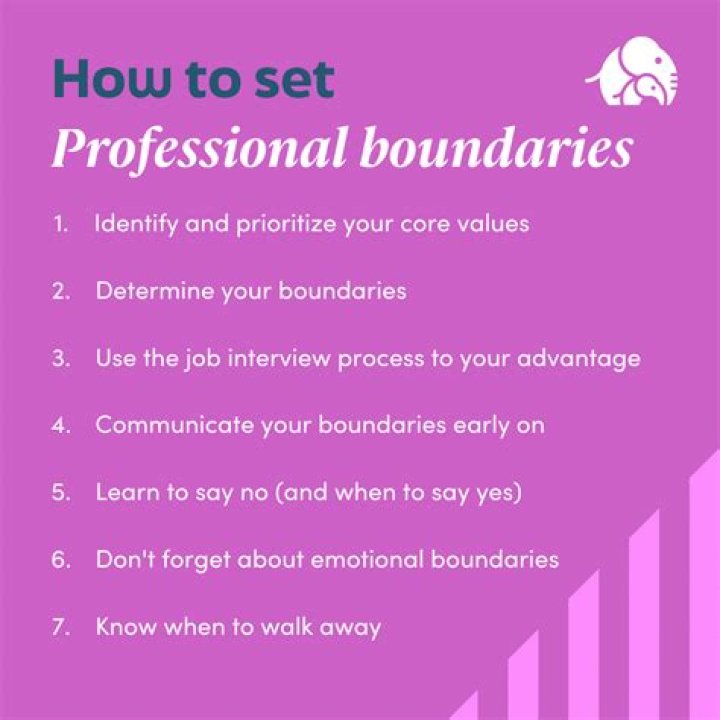 How do you get professional boundaries
